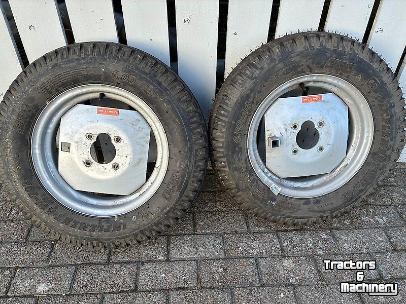 Wheels, Tyres, Rims & Dual spacers BKT implement AW-702 600-16