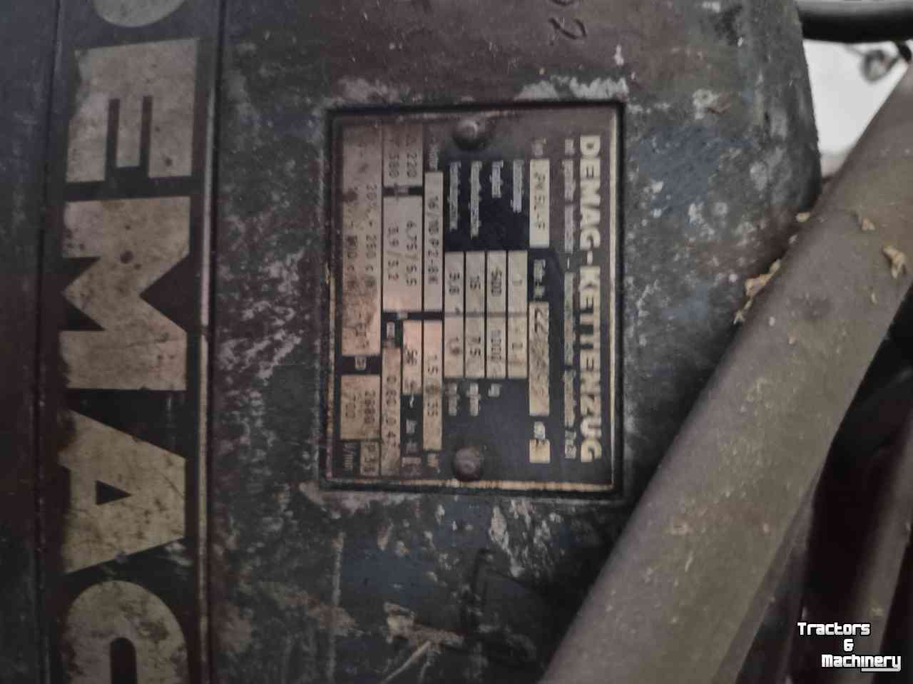 Other machines and accessories for the workshop and yard Demag pk5L-F