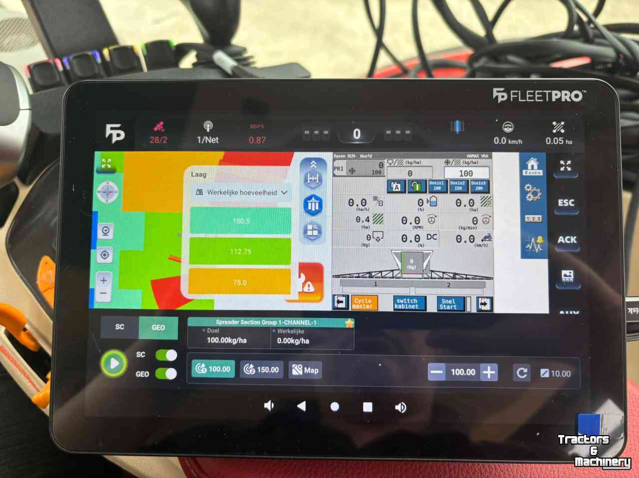 GPS steering systems and attachments Fendt RTK GPS Systeem ISOBUS