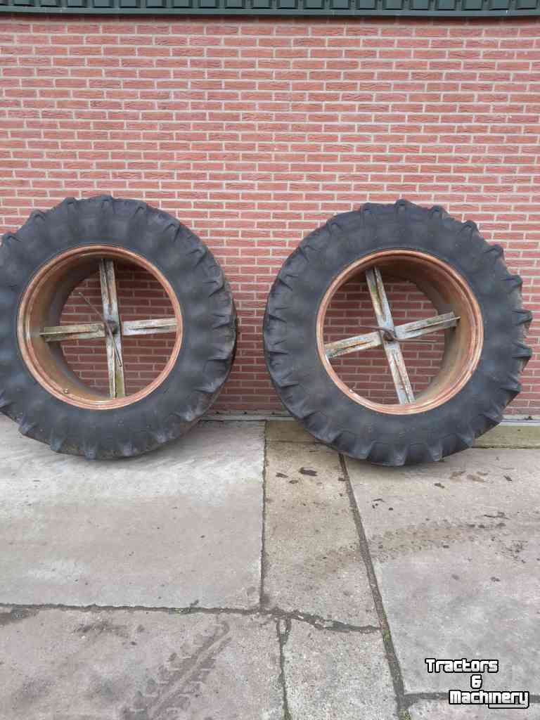 Wheels, Tyres, Rims & Dual spacers Kleber 18.4R38 dubbellucht