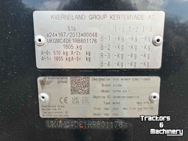 Mower Vicon Extra 932T
