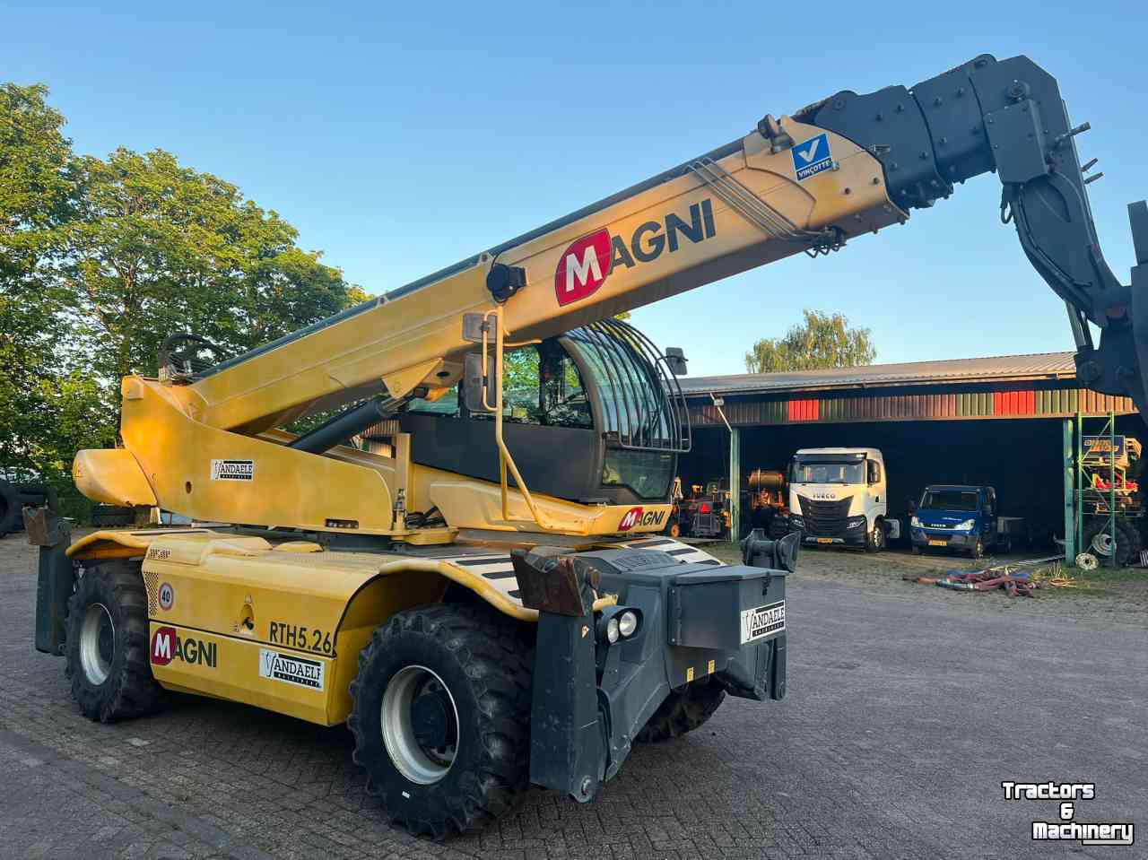 Telehandler Magni RTH 5,26 roterende verreiker telehandler telescoplader