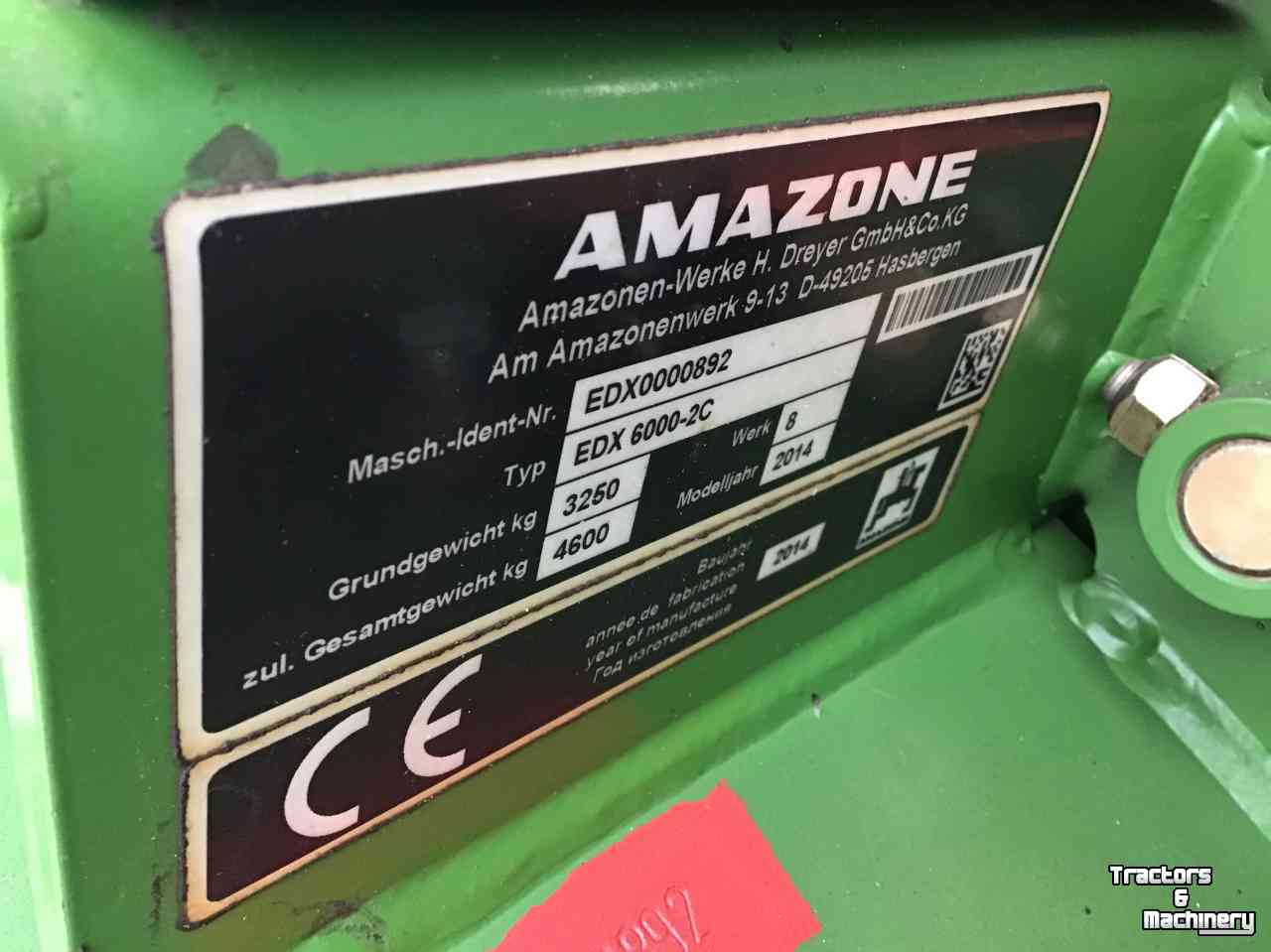 Seed drill Amazone EDX 6000-2C