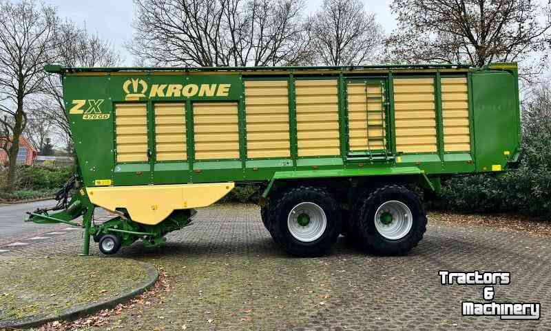 Self-loading wagon Krone ZX 470 GD Opraapwagens (2 stuks)