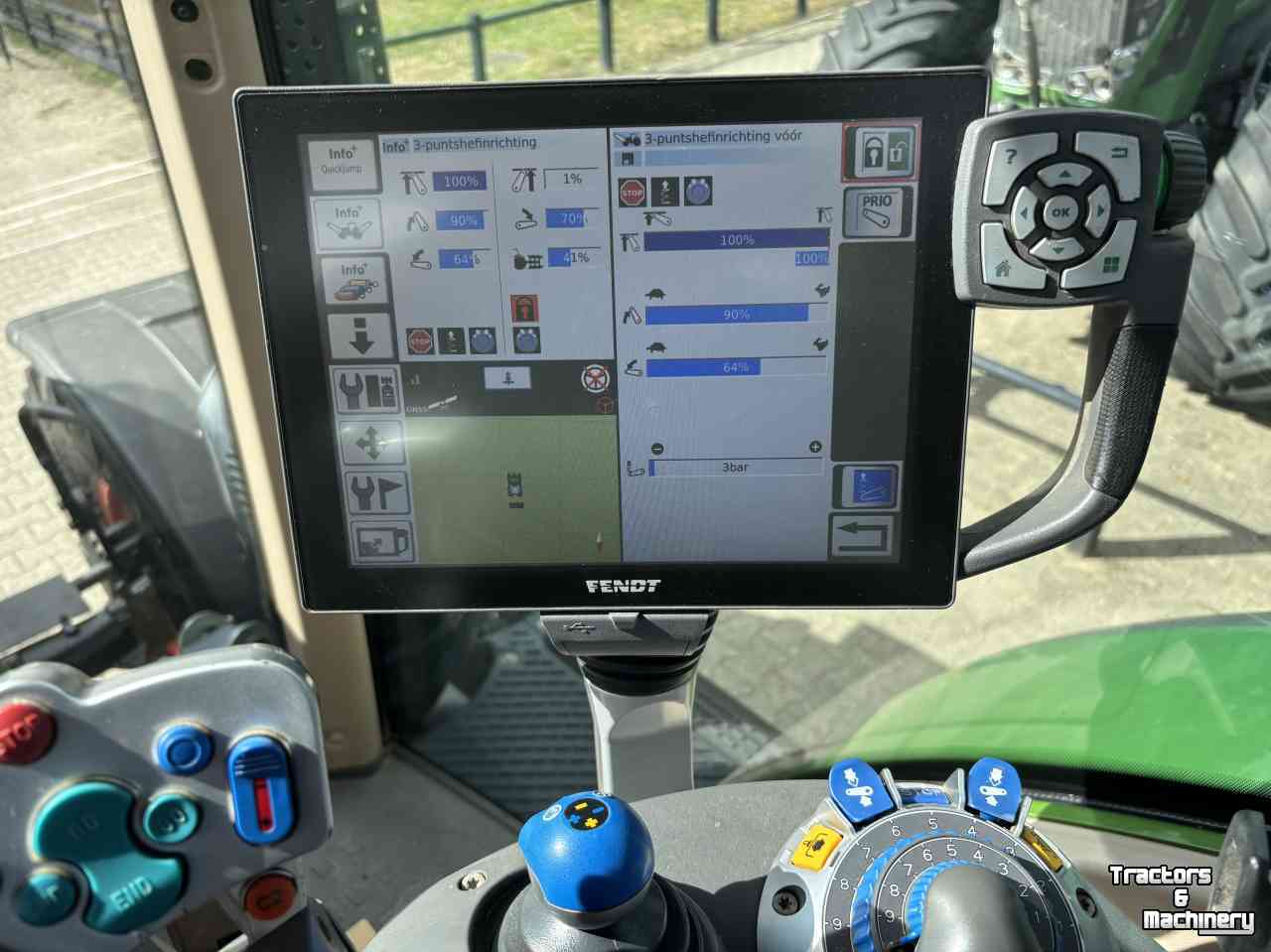 Tractor Fendt 720 S4 Profi Plus Rtk Frontaftakas