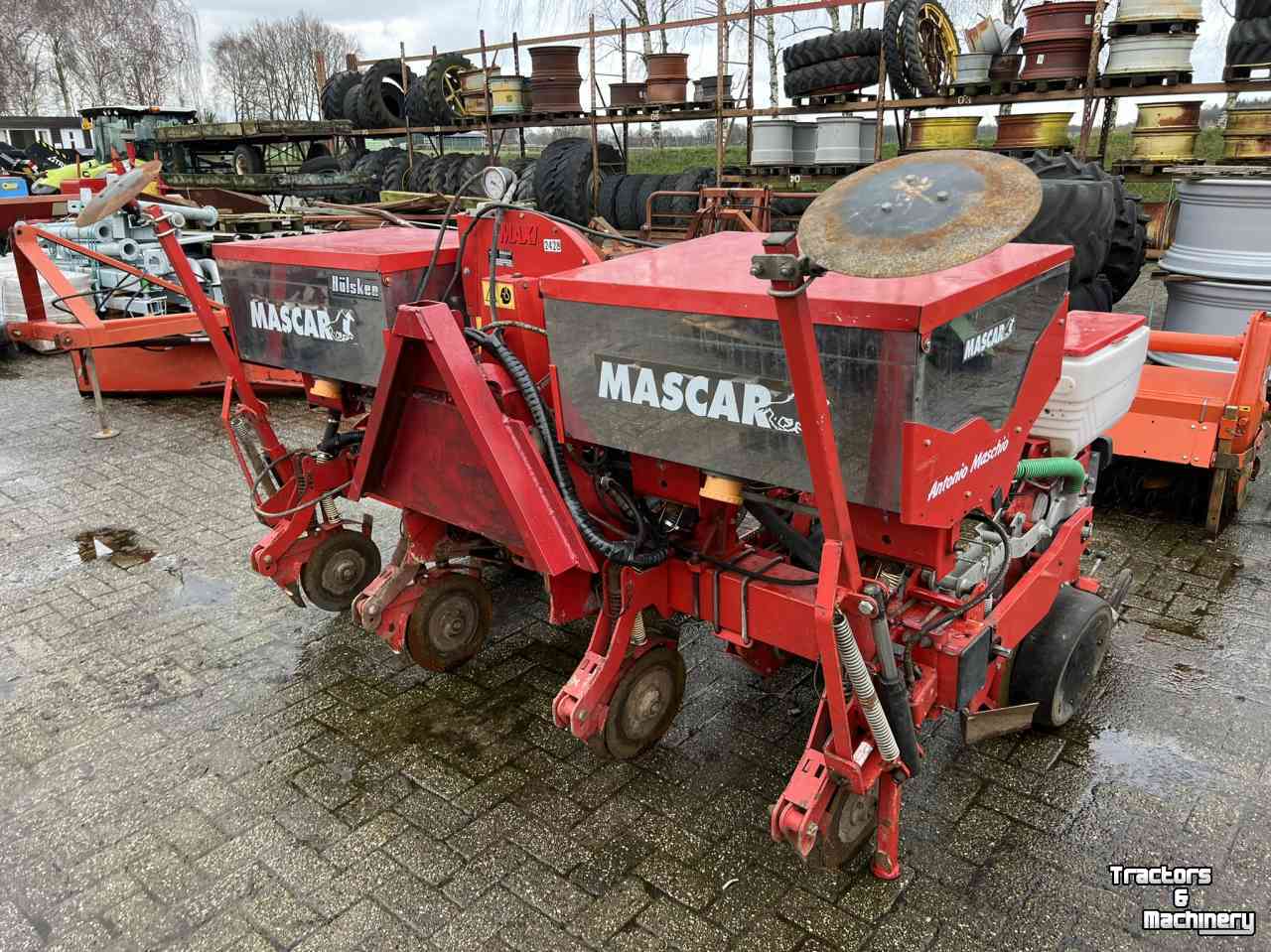 Seed drill Mascar M4 maiszaaimachine