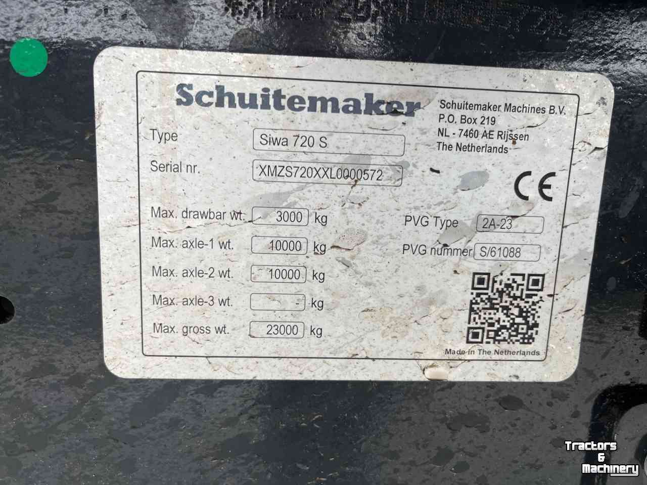 Silage wagon Schuitemaker SIWA 720