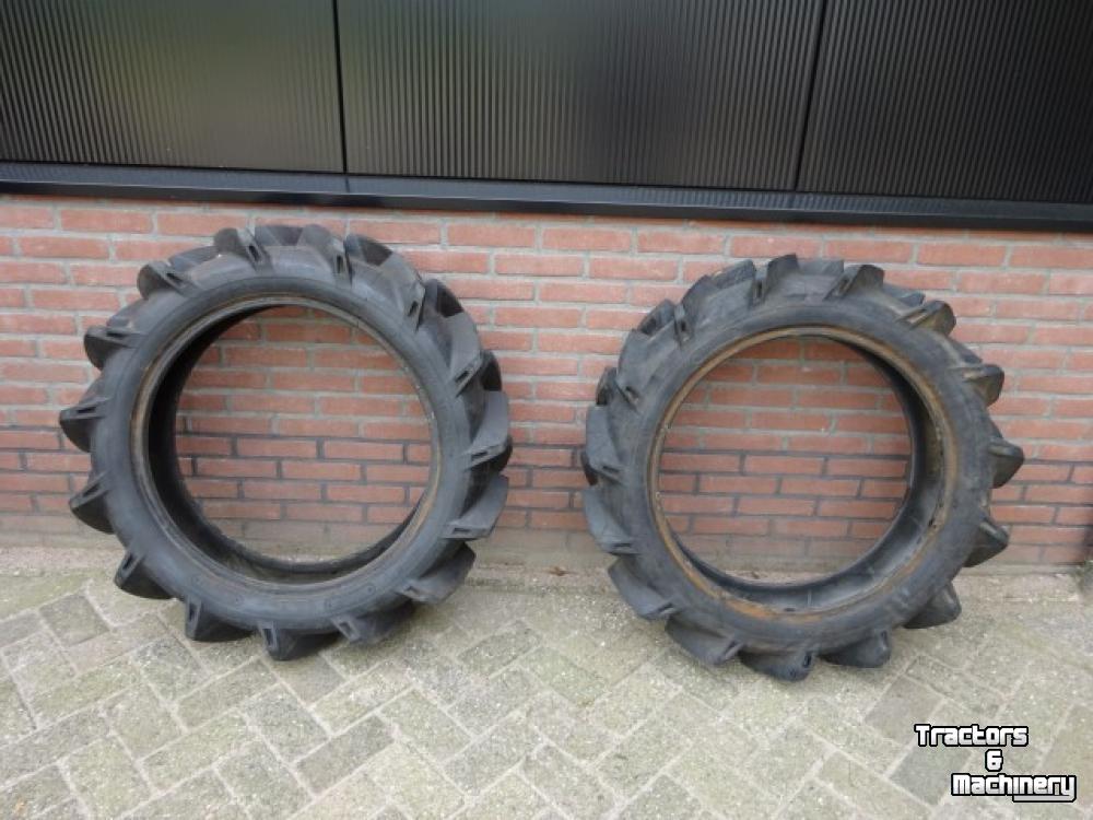 Wheels, Tyres, Rims & Dual spacers Bridgestone set banden 8.3/8-24