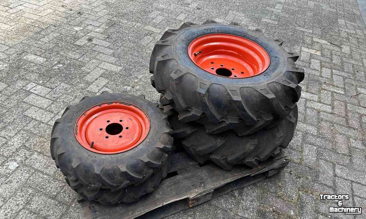 Wheels, Tyres, Rims & Dual spacers Kioti Wielset CK-22 / 6-12  +  9.5-16 Hung-A Banden