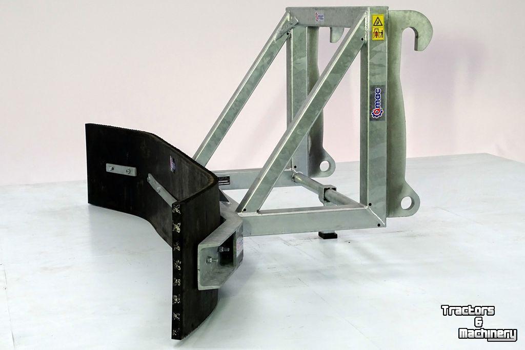 Rubber yard scraper Qmac 300 SCHUIF VAST VOLVO L50-L60-L90