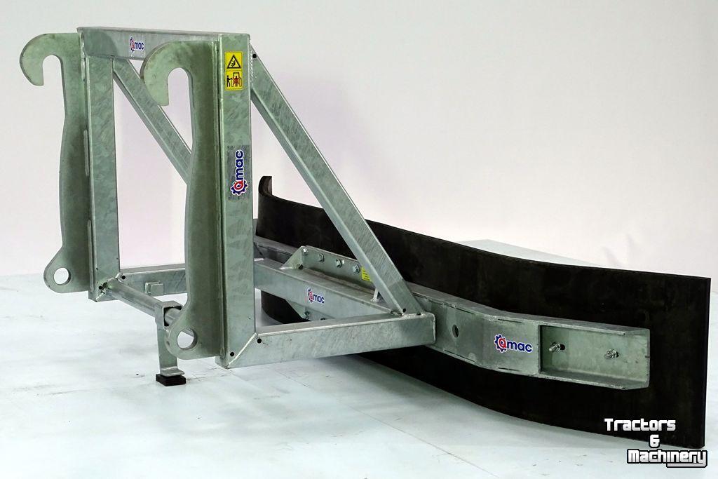 Rubber yard scraper Qmac 300 SCHUIF VAST VOLVO L50-L60-L90