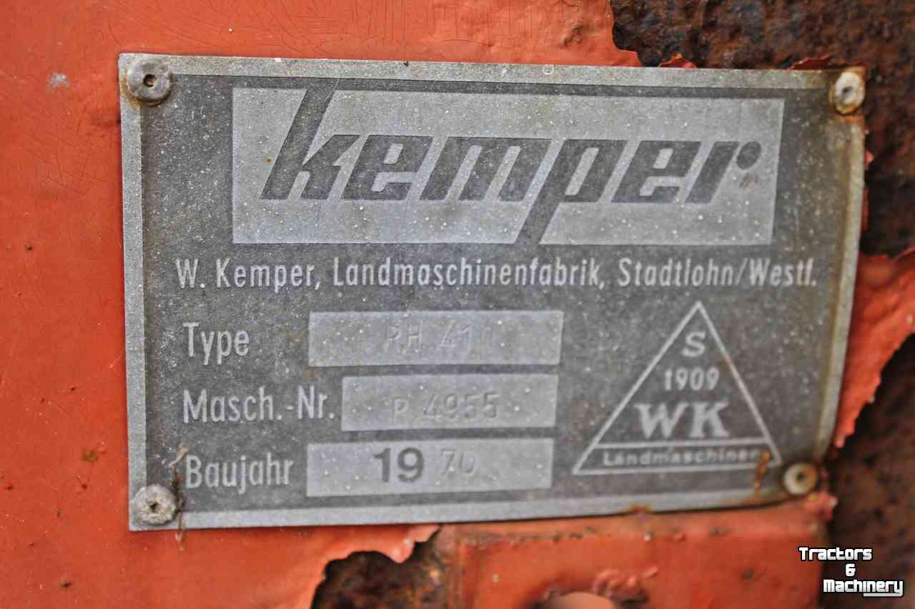 Tedder Kemper RH410 trommelschudder zwadkeerder