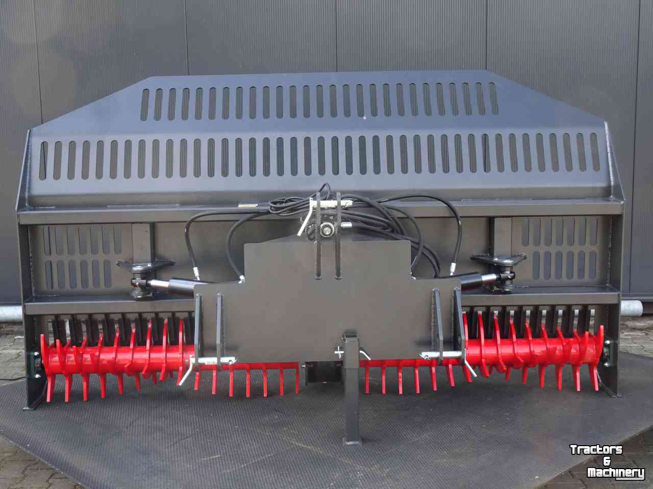 Silage dozerblades Hofstede Mais Silage verdeler verdeel schuif met rotor