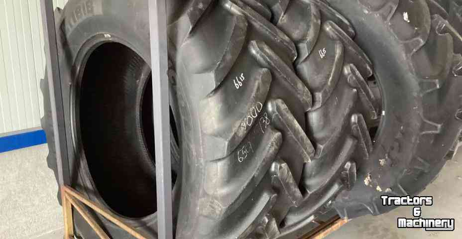 Wheels, Tyres, Rims & Dual spacers Michelin 750/55R26.5