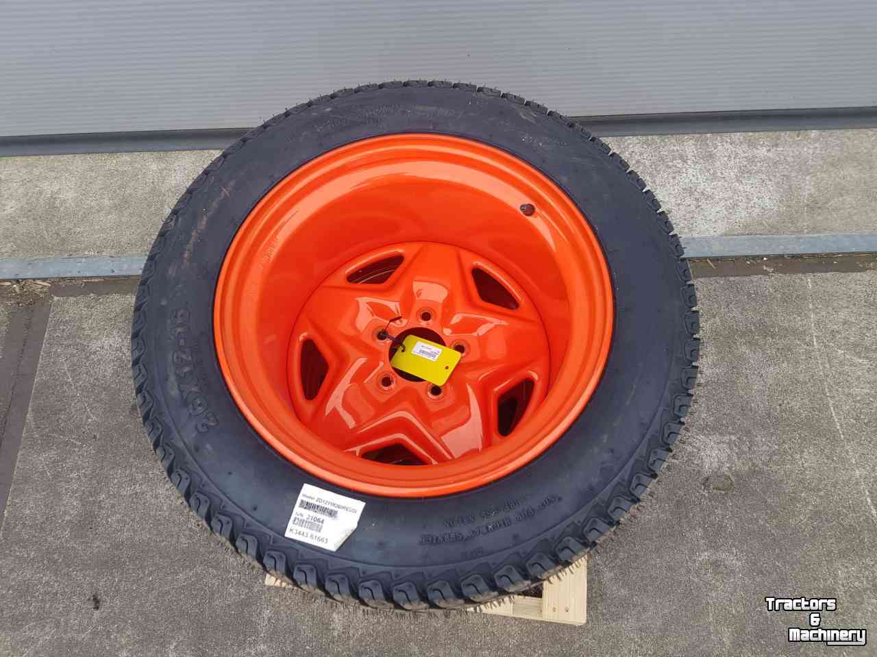 Wheels, Tyres, Rims & Dual spacers Kubota 26x12.00-16  zeroturn wiel