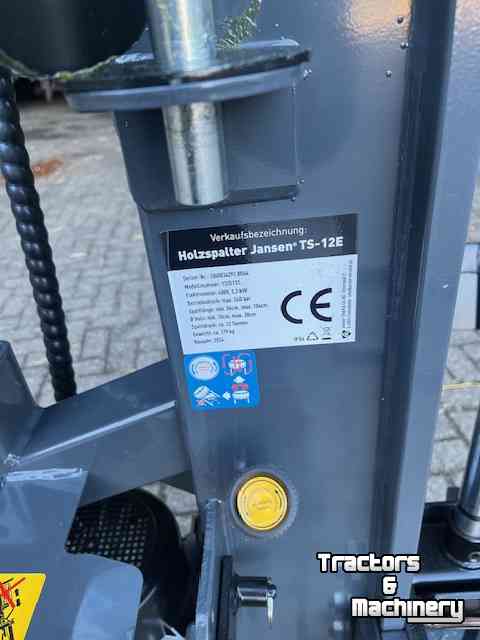 Cutting- / Splitting machine Jansen houtkloof machine , houtklover electrisch , ts-12e , TS12E