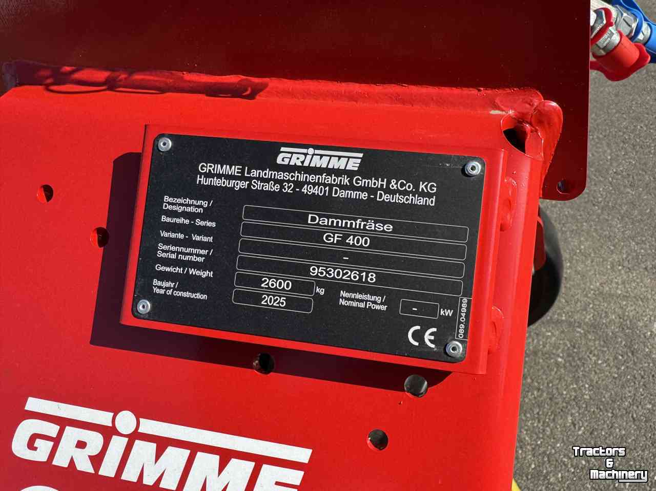 Rotary Hiller Grimme GF400