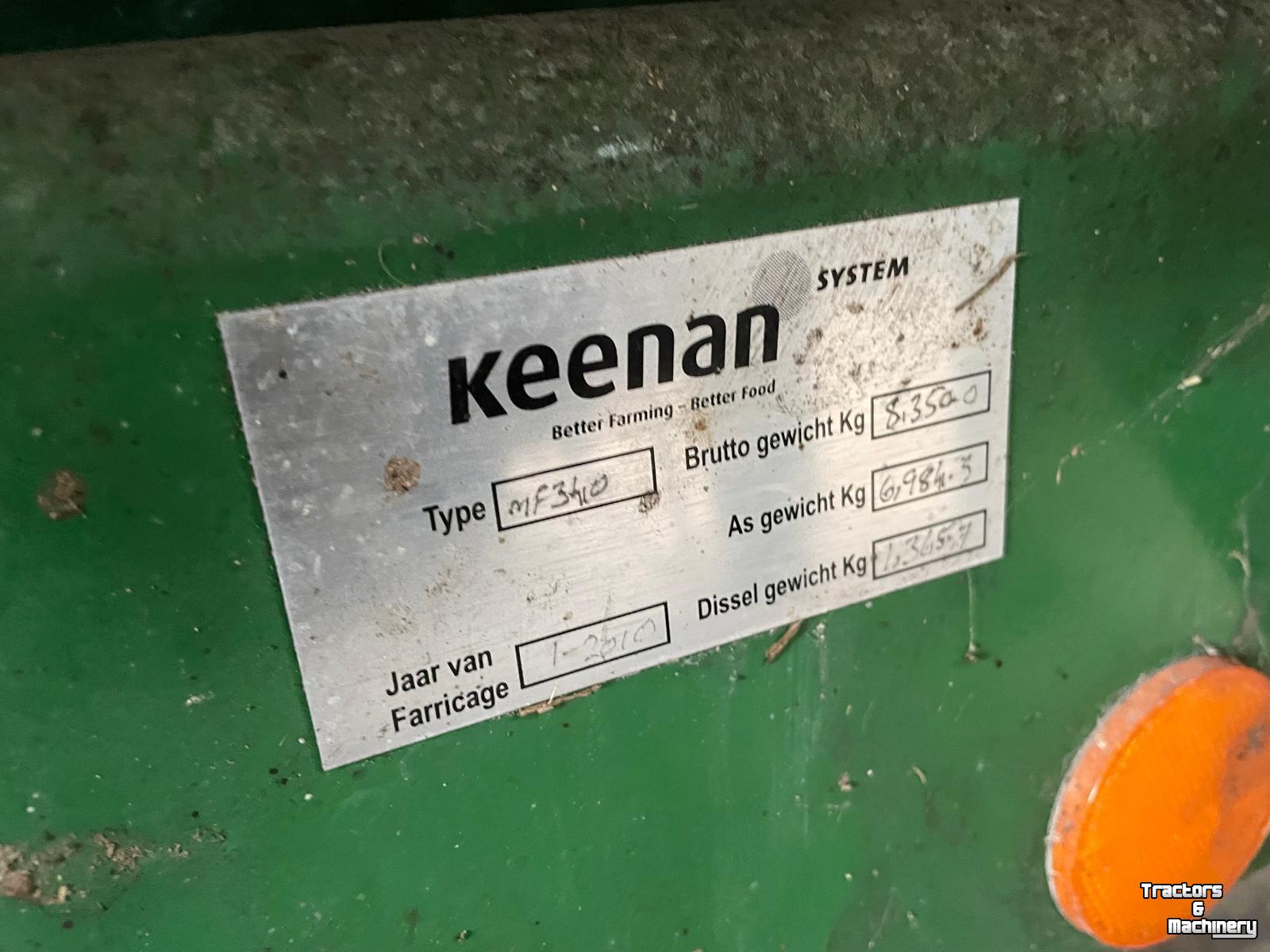 Vertical feed mixer Keenan Keenan MF 340 voermengwagen