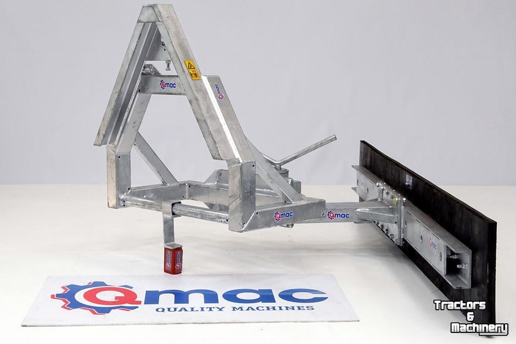 Rubber yard scraper Qmac 270 MECH SCHUIN ACCORD