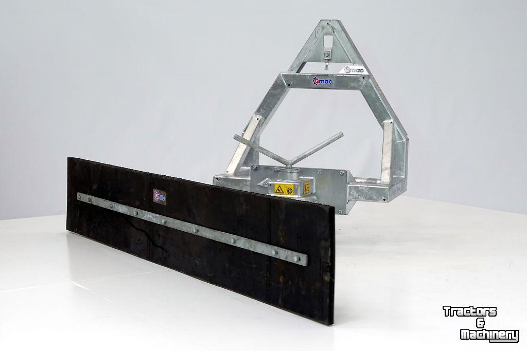Rubber yard scraper Qmac 270 MECH SCHUIN ACCORD