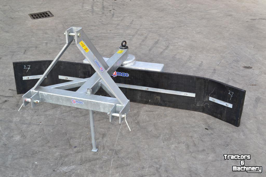 Rubber yard scraper Qmac SCHUIF 270 CAT2 MET KRANS -OP IS OP