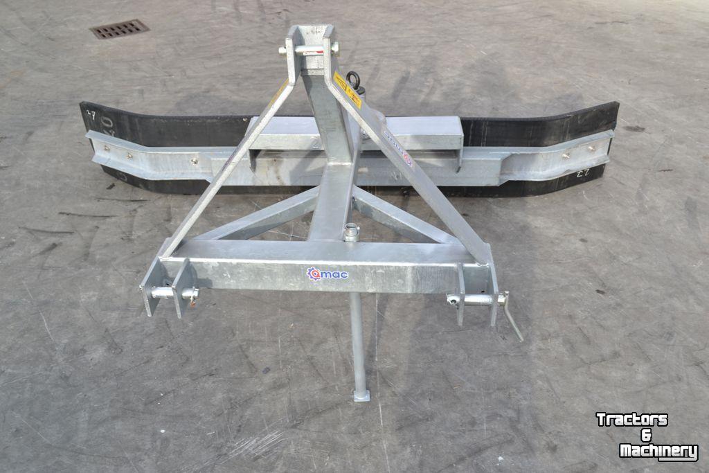 Rubber yard scraper Qmac SCHUIF 270 CAT2 MET KRANS -OP IS OP