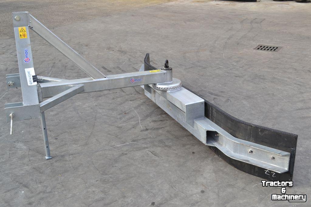 Rubber yard scraper Qmac SCHUIF 270 CAT2 MET KRANS -OP IS OP