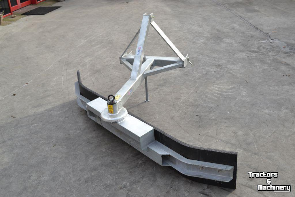 Rubber yard scraper Qmac SCHUIF 270 CAT2 MET KRANS -OP IS OP