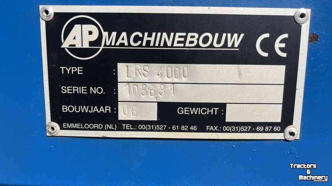 Scrapers AP LRS 4000 kilverbak