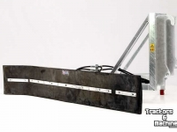 Rubber yard scraper Qmac Module schuifbalk met rubbermat JCB aanbouw