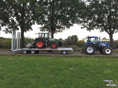 Low loader / Semi trailer Heuvelmans Dieplader