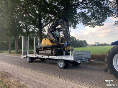 Low loader / Semi trailer Heuvelmans Dieplader
