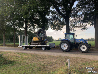 Low loader / Semi trailer Heuvelmans Dieplader