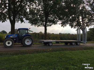 Low loader / Semi trailer Heuvelmans Dieplader