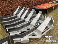 Manure scraper  Rubberschuif / mestschuif / sneeuwschuif , divere breedtes if 3 punts opname/lepelinsteek