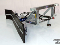 Rubber yard scraper Qmac 270 HYDR SCHUIN + HOEK EURO
