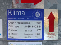 Storage ventilation systems  Klima DLM-10SP Tweetoeren Axiaalventilatoren