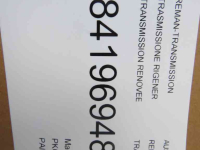 Combine New Holland CNH Transmission CX Combine  Parts nr:84196948R