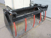 Silage Grabbucket / Grabfork Giant PLKB-K2-1400-EUR Pelikaanbak silagegrijper hydraulische bovenklem mestbak mestgrijper Euro voorlader aankoppeling