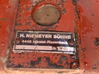 Rotary Tiller Niemeyer ZR302 Pennenfrees
