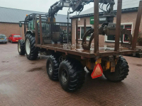 Tree transporter Valtra 6550 + MOHEDA UITRIJWAGEN