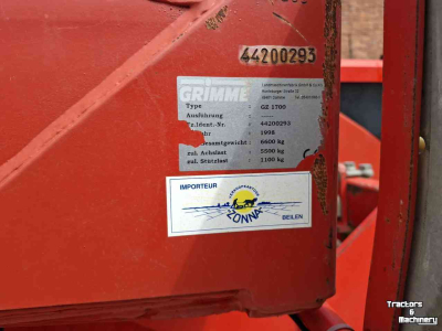 Potato harvester Grimme GZ1700 DLS