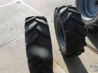 Wheels, Tyres, Rims & Dual spacers BKT 280/70R18 Agrimax RT765 trekkerbanden tractorbanden wielen/velgen