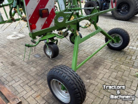Tedder Krone Krone KWT11.22/10 T Getrokken Cirkelschudder op Transportwielstel