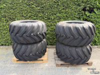 Wheels, Tyres, Rims & Dual spacers Alliance ZGA NIEUW!! Inkl velgen!! 600-50r22.5