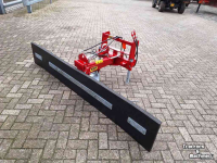 Rubber yard scraper Kemp RVSABM2544 Rubberschuif met Giant aanspan / Modderschuif / Mestschuif / Sneeuwschuif / Erfschuif