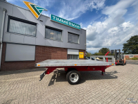 Dumptrailer  Plattewagen met weeginrichting