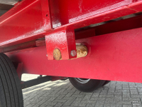 Dumptrailer  Plattewagen met weeginrichting