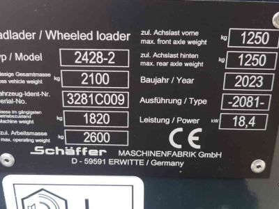 Wheelloader Schäffer 2428-2
