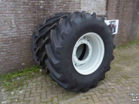 Wheels, Tyres, Rims & Dual spacers Michelin 600/70r30 mach x bib